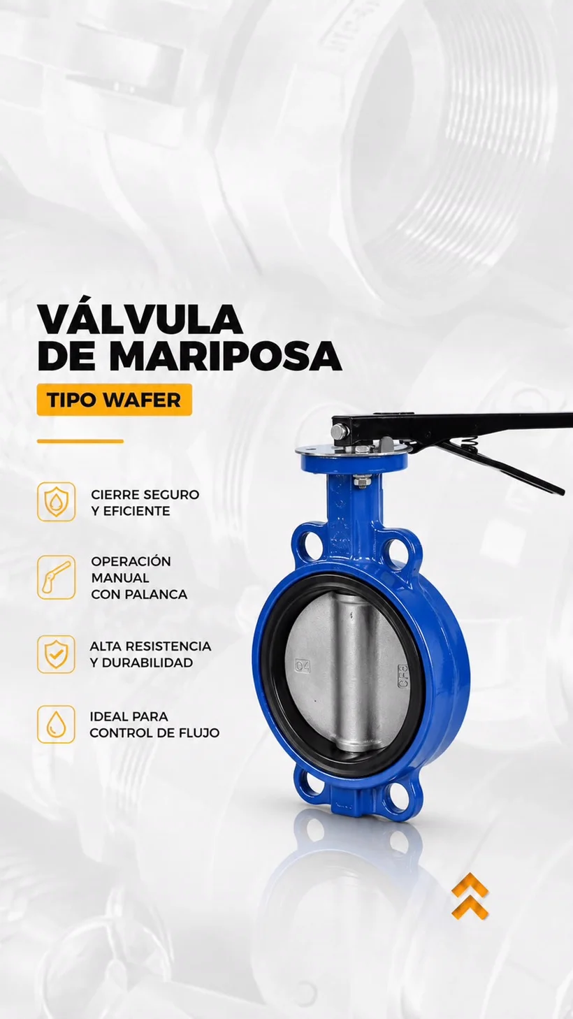 Datasheet — Wafer Butterfly Valve