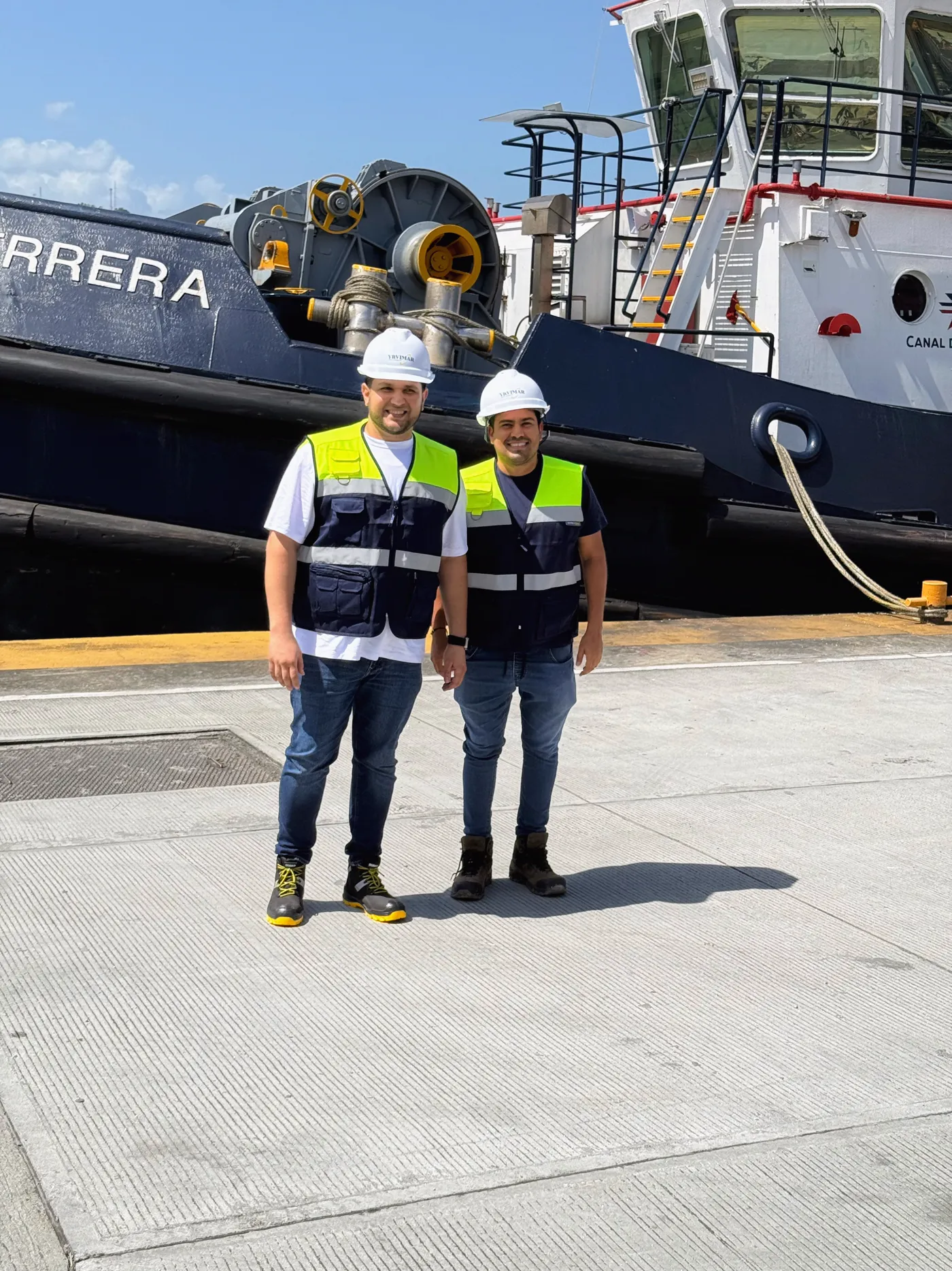 YRVIMAR team on an industrial project